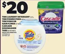 Loblaws Tide laundry detergent offer