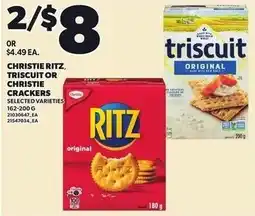 Loblaws Christie Ritz triscuit or Christie crackers offer