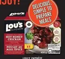 Loblaws Lou's kitchen hot honey chicken offer
