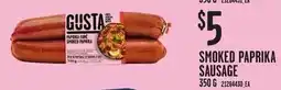 Loblaws Gusta smoked paprika sausage offer