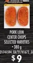Loblaws Pork loin center chops offer
