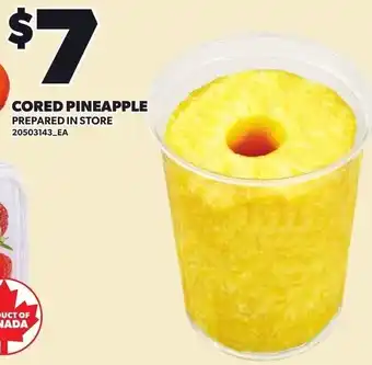 Loblaws Cored Pineapple offer