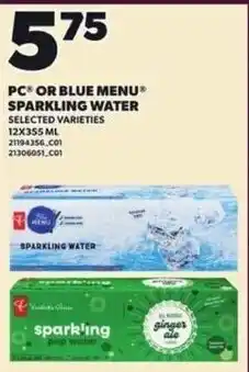 Loblaws pc sparkling water offer
