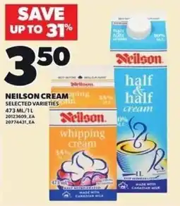 Loblaws Neilson cream selected varieties offer