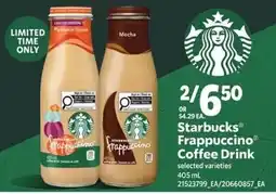 Loblaws Starbucks Frappuccino Coffee Drink offer