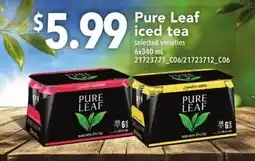 Loblaws Pure Leaf iced tea offer