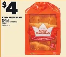 Loblaws King's Hawaiian rolls offer