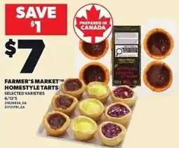Loblaws Farmer's Market Homestyle Tarts offer
