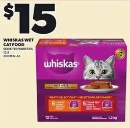 Loblaws Whiskas wet cat food selected varieties offer