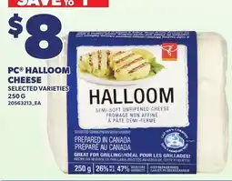 Loblaws PC Halloom cheese offer