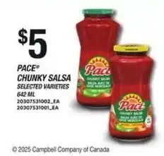 Loblaws Pace chunky salsa selected varieties offer