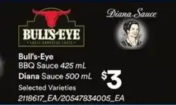 Loblaws Bull's-Eye Diana Sauce offer