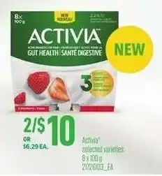 Loblaws Activia selected varieties offer