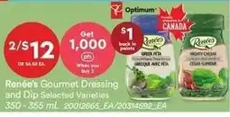 Loblaws Renée's Gourmet Dressing and Dip Selected Varieties offer