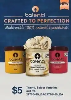 Loblaws Talenti Select Varieties offer