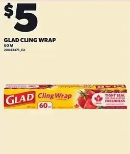Loblaws Glad cling wrap offer