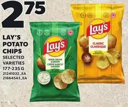 Loblaws Lay's potato chips selected varieties offer