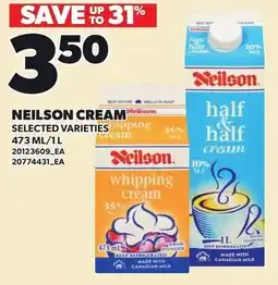 Loblaws Neilson cream offer