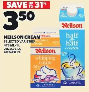 Loblaws Neilson cream offer