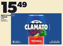 Loblaws Mott's Clamato Caesar offer