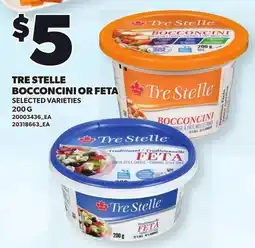 Loblaws Tre Stelle bocconcini or feta offer