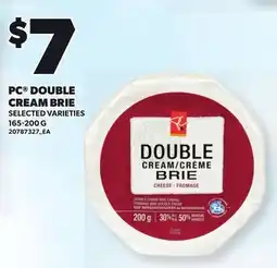 Loblaws PC double cream brie offer