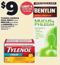 Loblaws Benylin Mucus & Phlegm offer