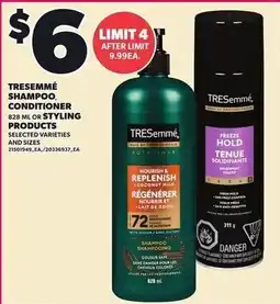 Loblaws TRESemmé shampoo conditioner offer