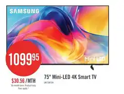 The Brick SAMSUNG 75 M70H Mini-LED 4K Smart Tizen TV (UN75M70HAFXZC) – 2026 Model offer
