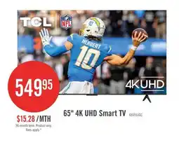 The Brick TCL 65 S551G LED 4K UHD Smart Google TV (65S551G-CA) offer