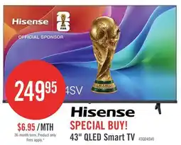 The Brick Hisense 43 QD4SV QLED FHD Smart TV (43QD4SV) – 2026 Model offer