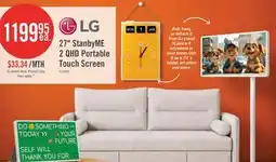The Brick LG 27 StanbyME 2 QHD Portable Touch Screen offer