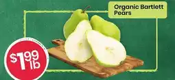 Healthy Planet Organic Bartlett Pears offer