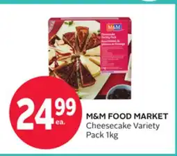Rexall M&M FOOD MARKET Cheesecake Variety Pack offer