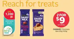Rexall CADBURY Chocolate Bars offer