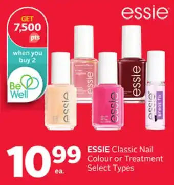 Rexall ESSIE Classic Nail Colour or Treatment offer