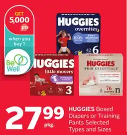 Rexall HUGGIES Boxed Diapers or Training Pants offer