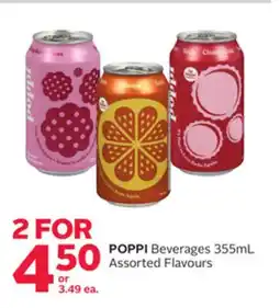 Rexall POPPI Beverages offer