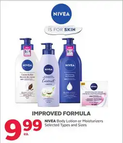 Rexall NIVEA Body Lotion or Moisturizers offer
