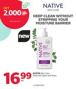 Rexall NATIVE Skin Care offer