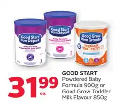 Rexall GOOD START Powdered Baby Formula 900G or Good Grow Toddler Milk Flavour 850g offer