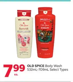 Rexall OLD SPICE Body Wash offer