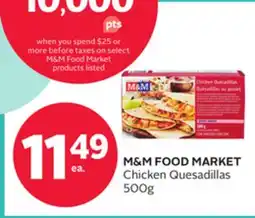 Rexall M&M FOOD MARKET Chicken Quesadillas offer