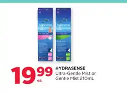 Rexall HYDRASENSE Ultra-Gentle Mist or Gentle Mist offer