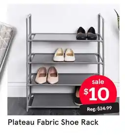 Kitchen Stuff Plus Plateau Fabric Shoe Rack offer