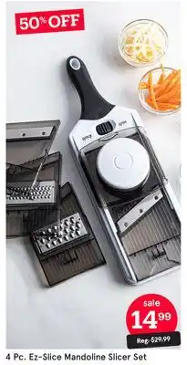 Kitchen Stuff Plus 4 Pc. Ez-Slice Mandoline Slicer Set offer