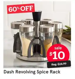 Kitchen Stuff Plus Dash Revolving Spice Rack offer
