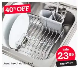 Kitchen Stuff Plus Avanti Inset Sink Dish Rack offer