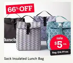 Kitchen Stuff Plus Sack Insulated Lunch Bag offer