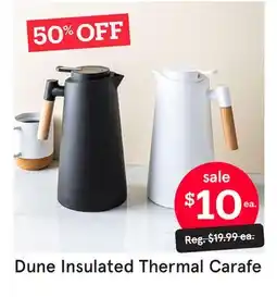 Kitchen Stuff Plus Dune Insulated Thermal Carafe offer
